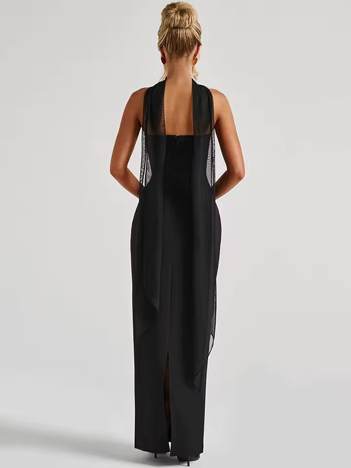 Sexy Maxi Dress For Women Fashion Off-shoulder Backless Bodycon Club Party Long Dress Elegant